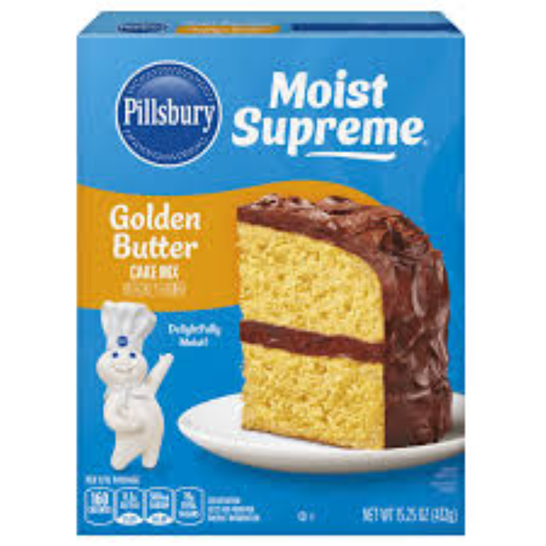 PILLSBURY CAKE MIX GOLDEN BUTTER 432G